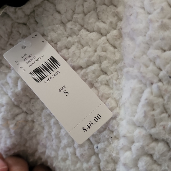 Long sleeve, navy, tee, Anthropologie, size S - Picture 3 of 3